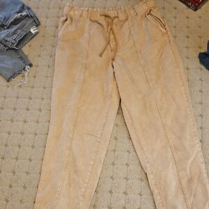 LOFT Women  Tan Joggers